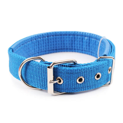 Classic Nylon Dog Collar | Metal Pin Buckle, Fully Adjustable, S to XXL