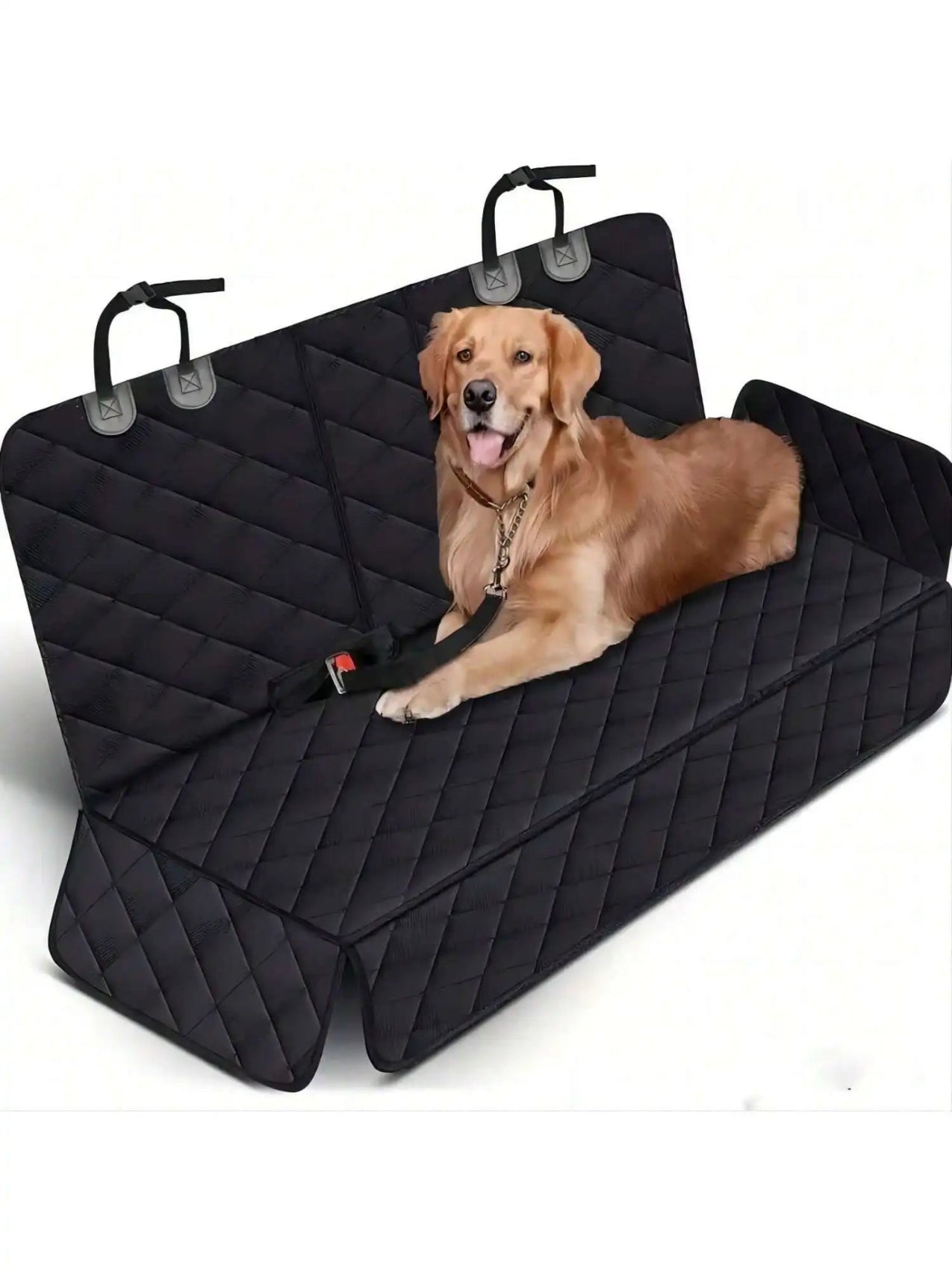 Quilted Car Seat Mattress for Dogs | Multi-Layered, Waterproof, Full Back Seat Coverage
