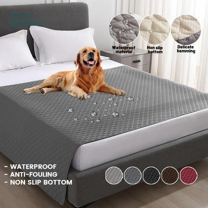 Waterproof Pet Blanket |Quilted, Sofa & Bed Protection