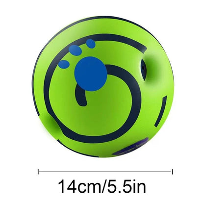 Wobble Dog Ball | Funny Sounds, No Batteries, Indoor & Outdoor, Three Sizes