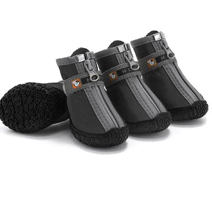 Non-Slip Dog Boots | Plush-Lined, Waterproof, Paw Protection