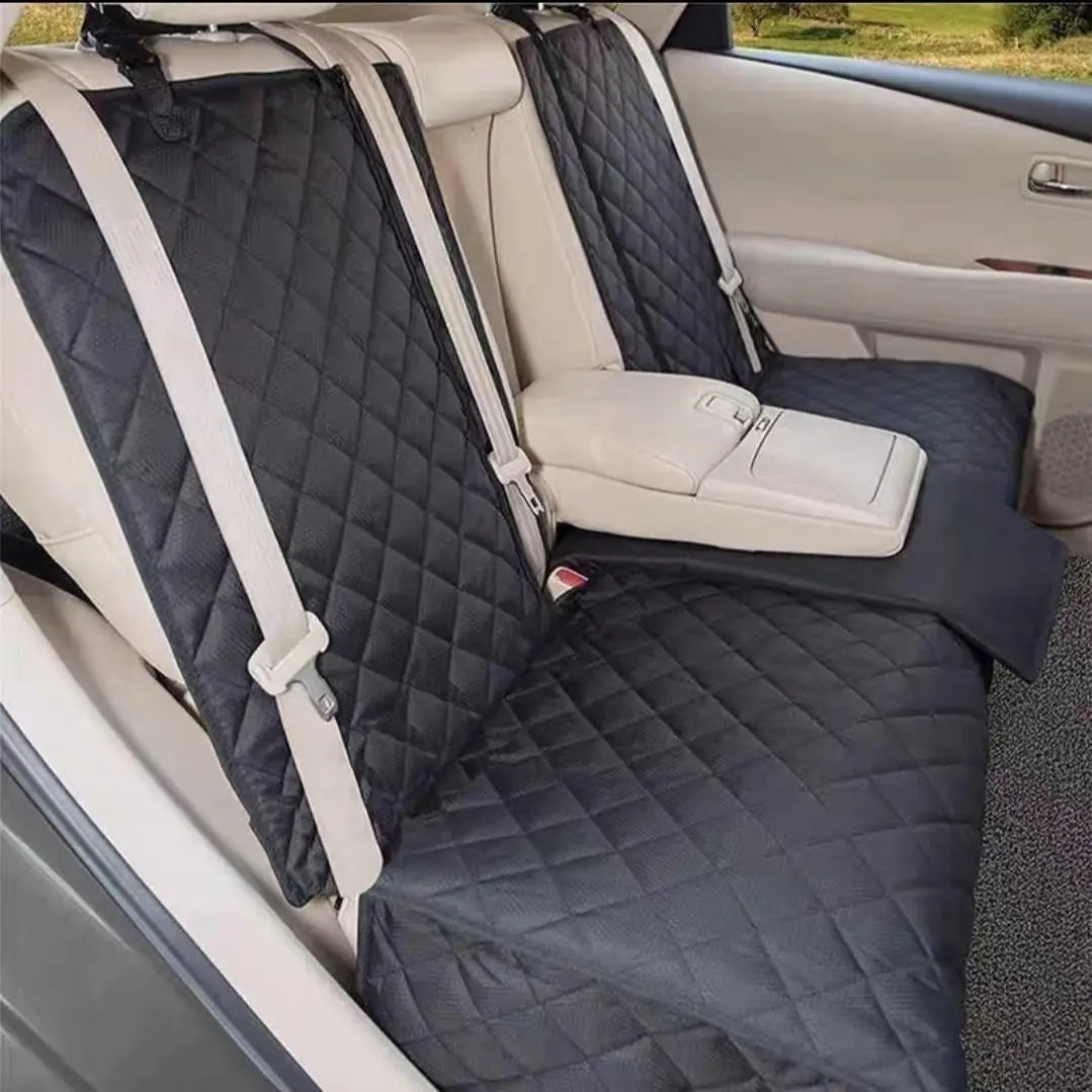 Quilted Car Seat Mattress for Dogs | Multi-Layered, Waterproof, Full Back Seat Coverage