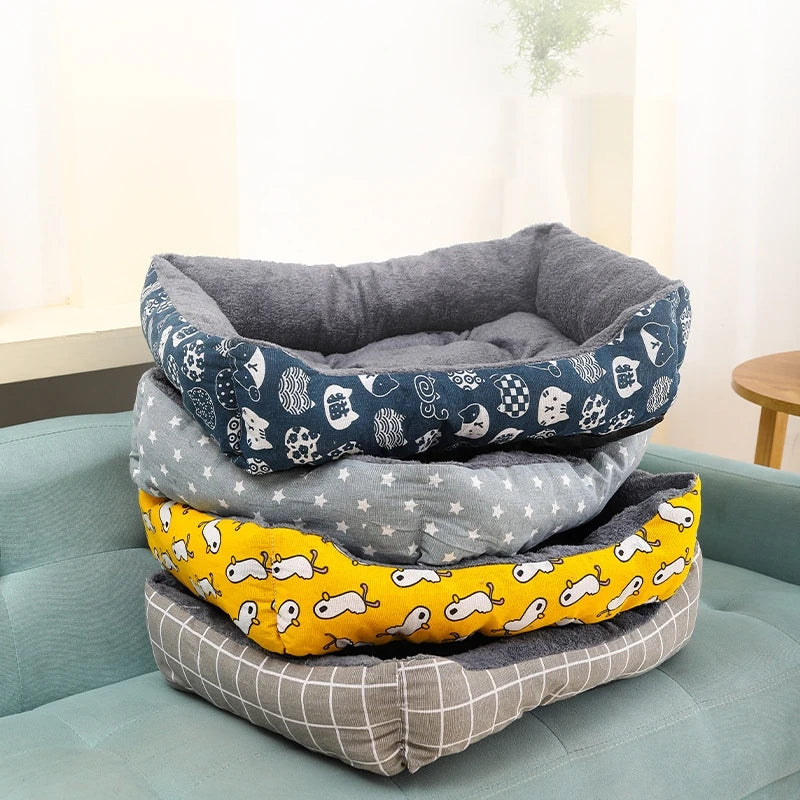Soft Nest Dog Bed | Padded Cushion Base, Raised Bolster