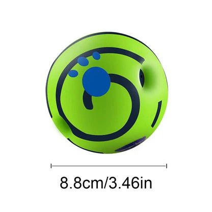 Wobble Dog Ball | Funny Sounds, No Batteries, Indoor & Outdoor, Three Sizes