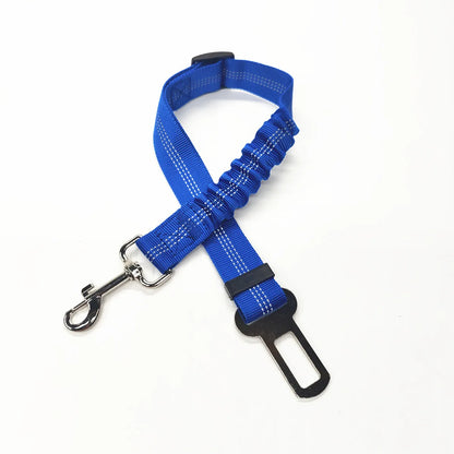 Dog Car Seat Belt | Reflective Nylon, Elastic Shock Absorber