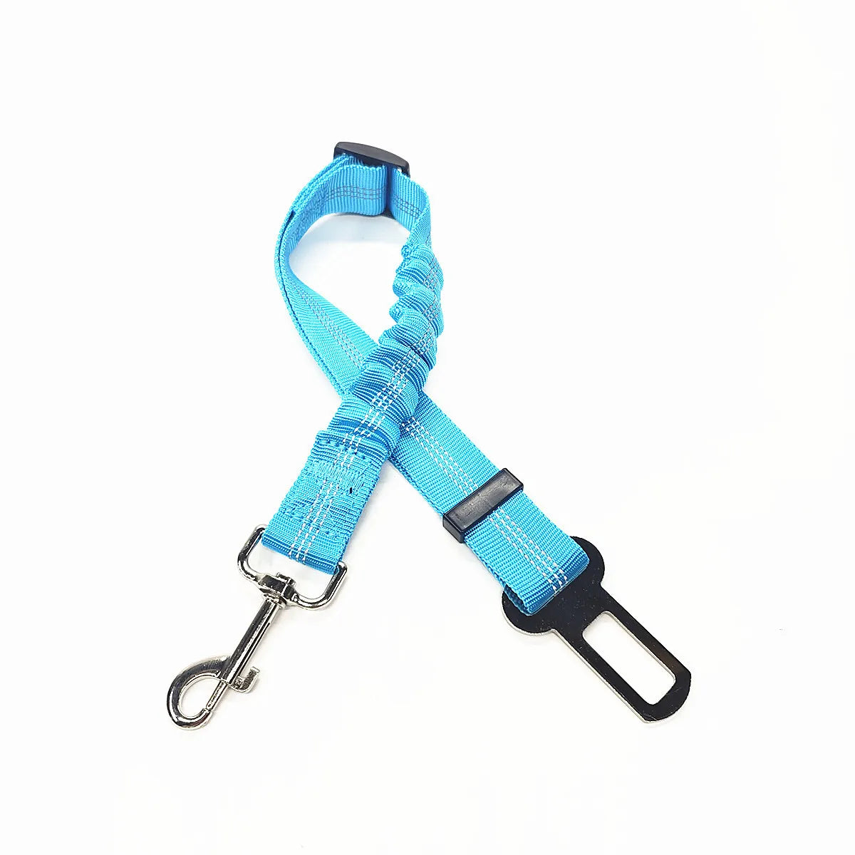 Dog Car Seat Belt | Reflective Nylon, Elastic Shock Absorber
