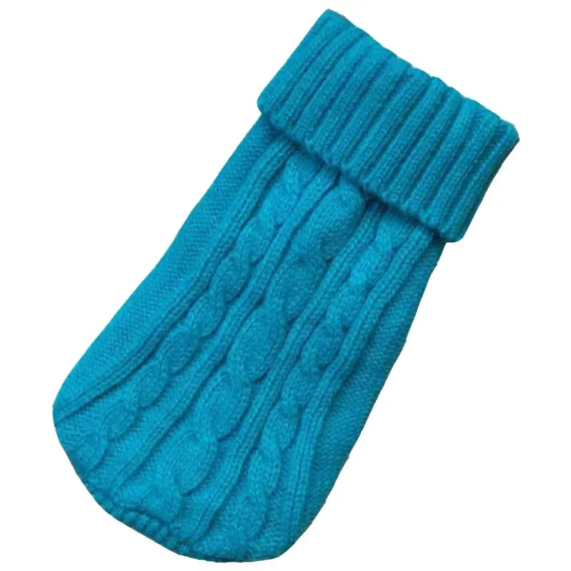 Cable Knit Dog Sweater | Classic Turtleneck, Soft Stretch Fit, 11 Colours, XS to 3XL