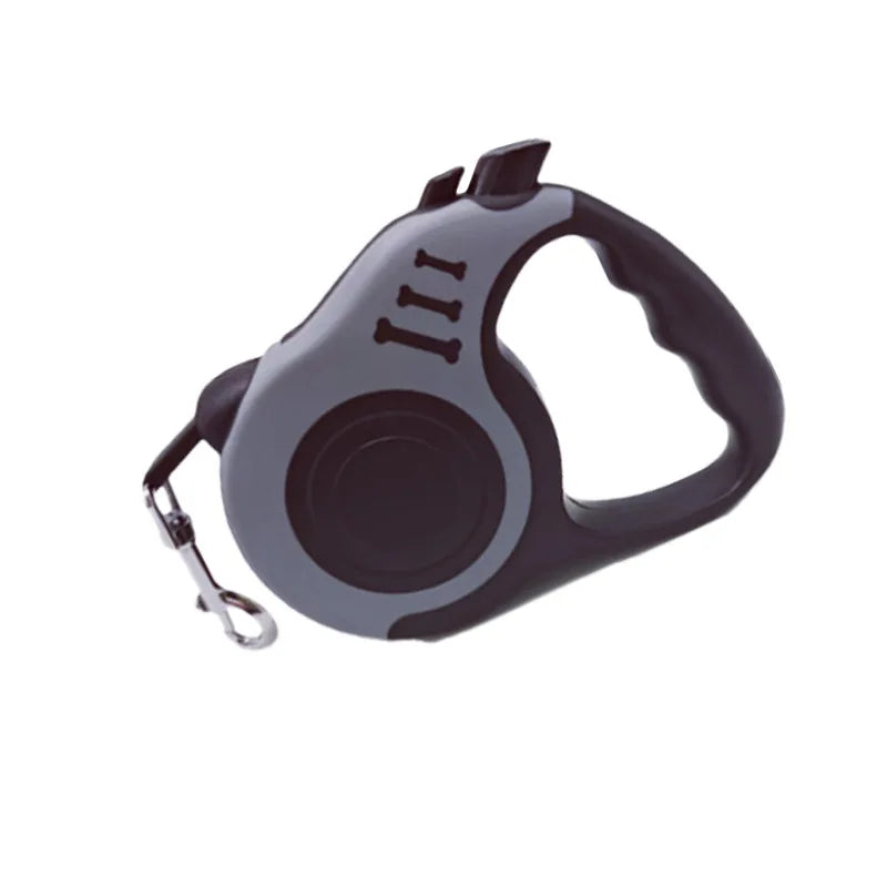 Smooth-Retract Lead for Small Dogs & Cats | One-Touch Lock, High-Density Nylon