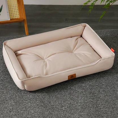 Waterproof Bolster Dog Bed | 600D Oxford Shell, PP Cotton Fill