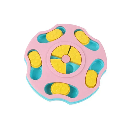 Interactive Puzzle Feeder Toy | Treat-Hiding Slow Feeder, Non-Slip Base, Dogs & Cats