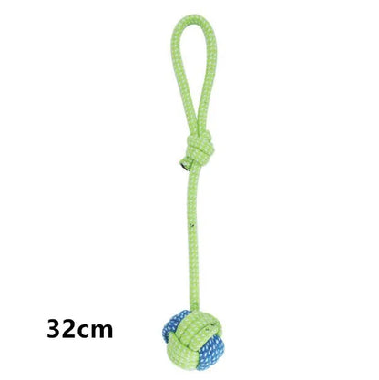 Natural Cotton Dental Ball | Tightly Woven Fibre, Plaque-Scrubbing, Fully Washable
