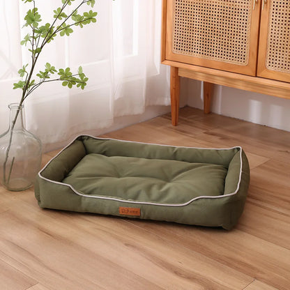Waterproof Bolster Dog Bed | 600D Oxford Shell, PP Cotton Fill