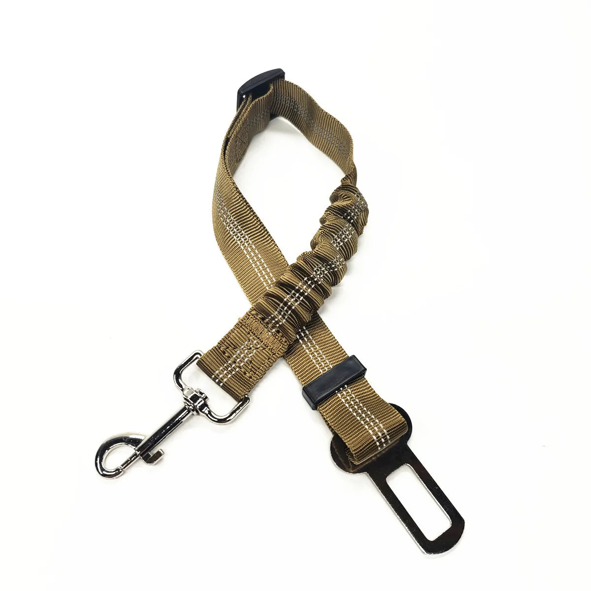 Dog Car Seat Belt | Reflective Nylon, Elastic Shock Absorber