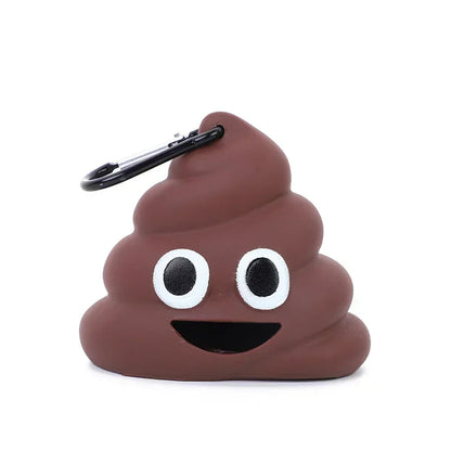 Poop Bag Dispenser | Degradable Bags Included, Carabiner Clip