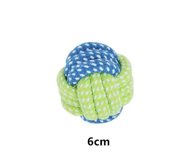 Natural Cotton Dental Ball | Tightly Woven Fibre, Plaque-Scrubbing, Fully Washable