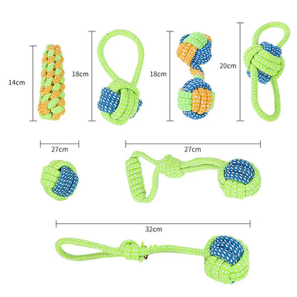 Natural Cotton Dental Ball | Tightly Woven Fibre, Plaque-Scrubbing, Fully Washable