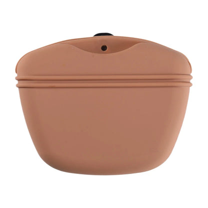 Silicone Treat Pouch | Magnetic Snap Closure, Belt Clip,