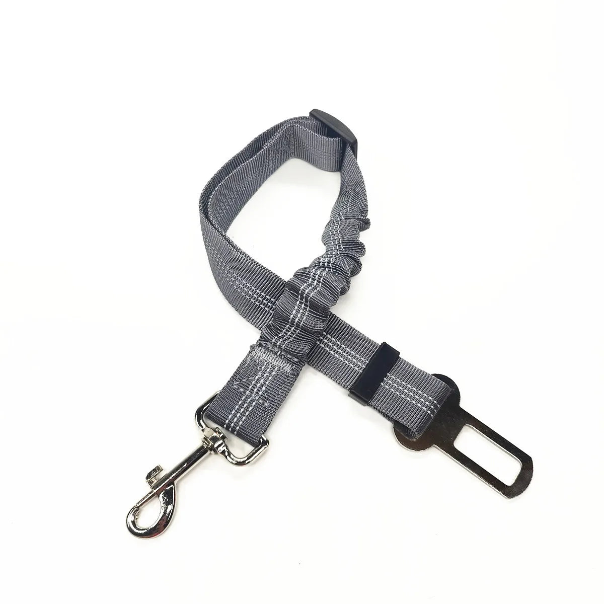 Dog Car Seat Belt | Reflective Nylon, Elastic Shock Absorber