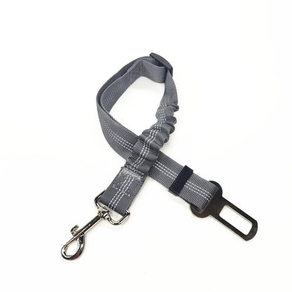 Dog Car Seat Belt | Reflective Nylon, Elastic Shock Absorber