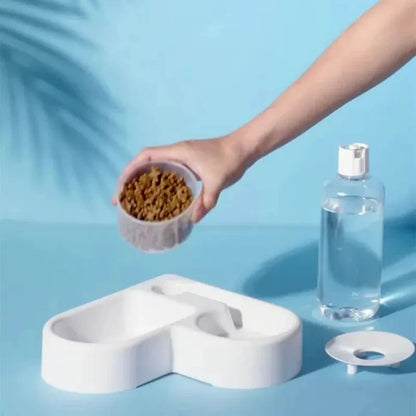 2-in-1 Auto-Refill Feeding & Water Station | Gravity-Fed, Zero Electricity