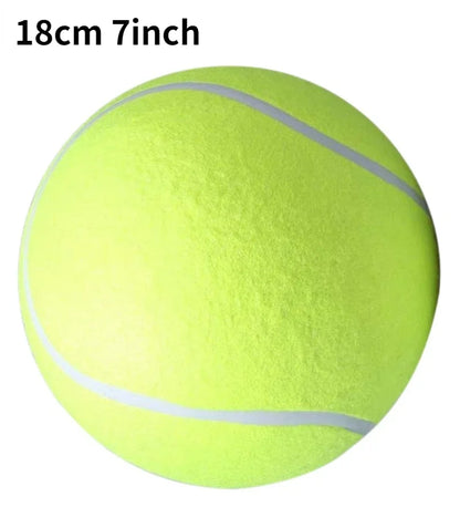 Giant Dog Tennis Ball | Inflatable Rubber Core, Classic Felt Cover, 7in to 9.5in