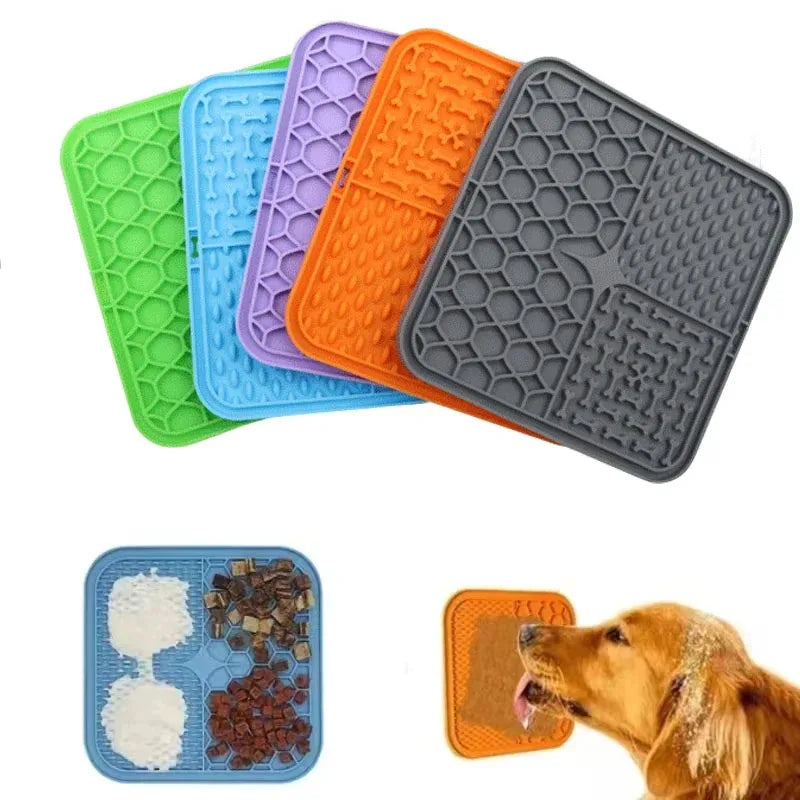 Silicone Lick Mat | Slow Feeder, Bath Distraction