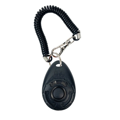 Dog Training Clicker | Coiled Wrist Strap, Raised Button