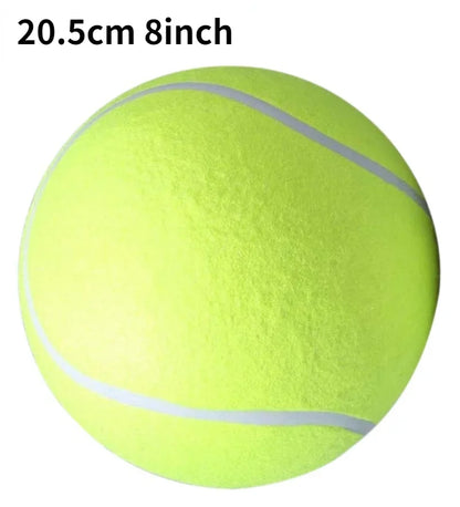 Giant Dog Tennis Ball | Inflatable Rubber Core, Classic Felt Cover, 7in to 9.5in