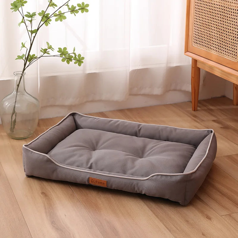 Waterproof Bolster Dog Bed | 600D Oxford Shell, PP Cotton Fill