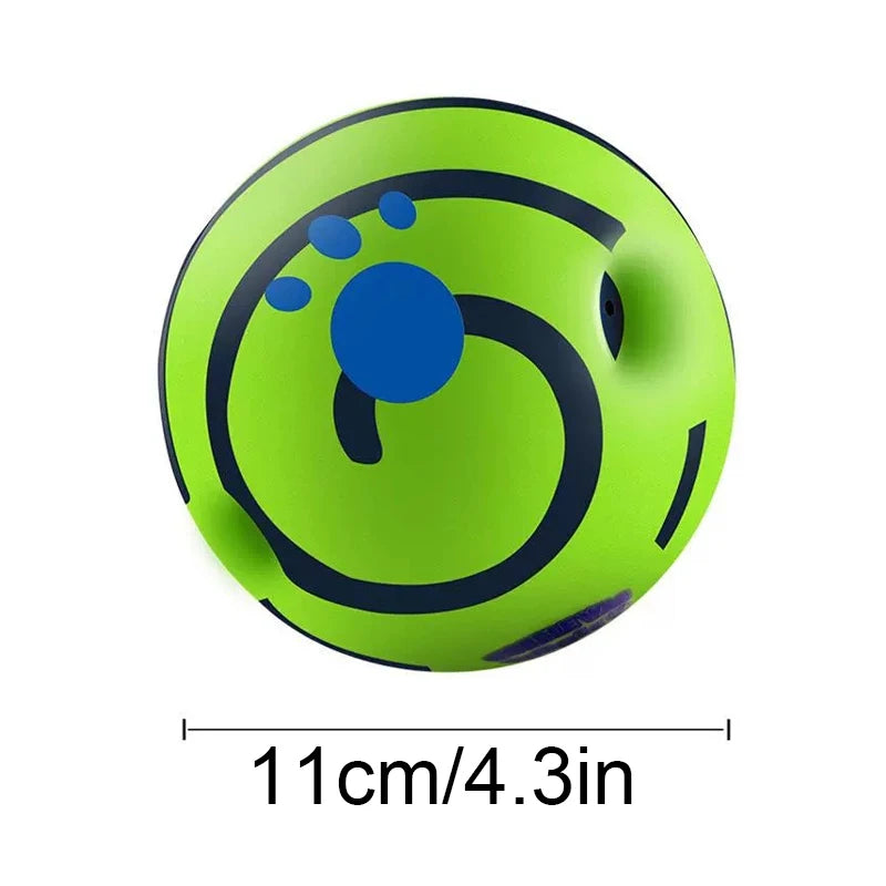 Wobble Dog Ball | Funny Sounds, No Batteries, Indoor & Outdoor, Three Sizes