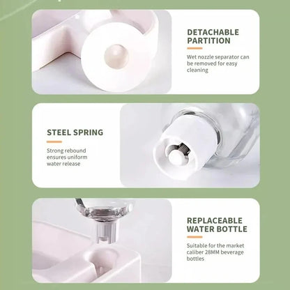 2-in-1 Auto-Refill Feeding & Water Station | Gravity-Fed, Zero Electricity