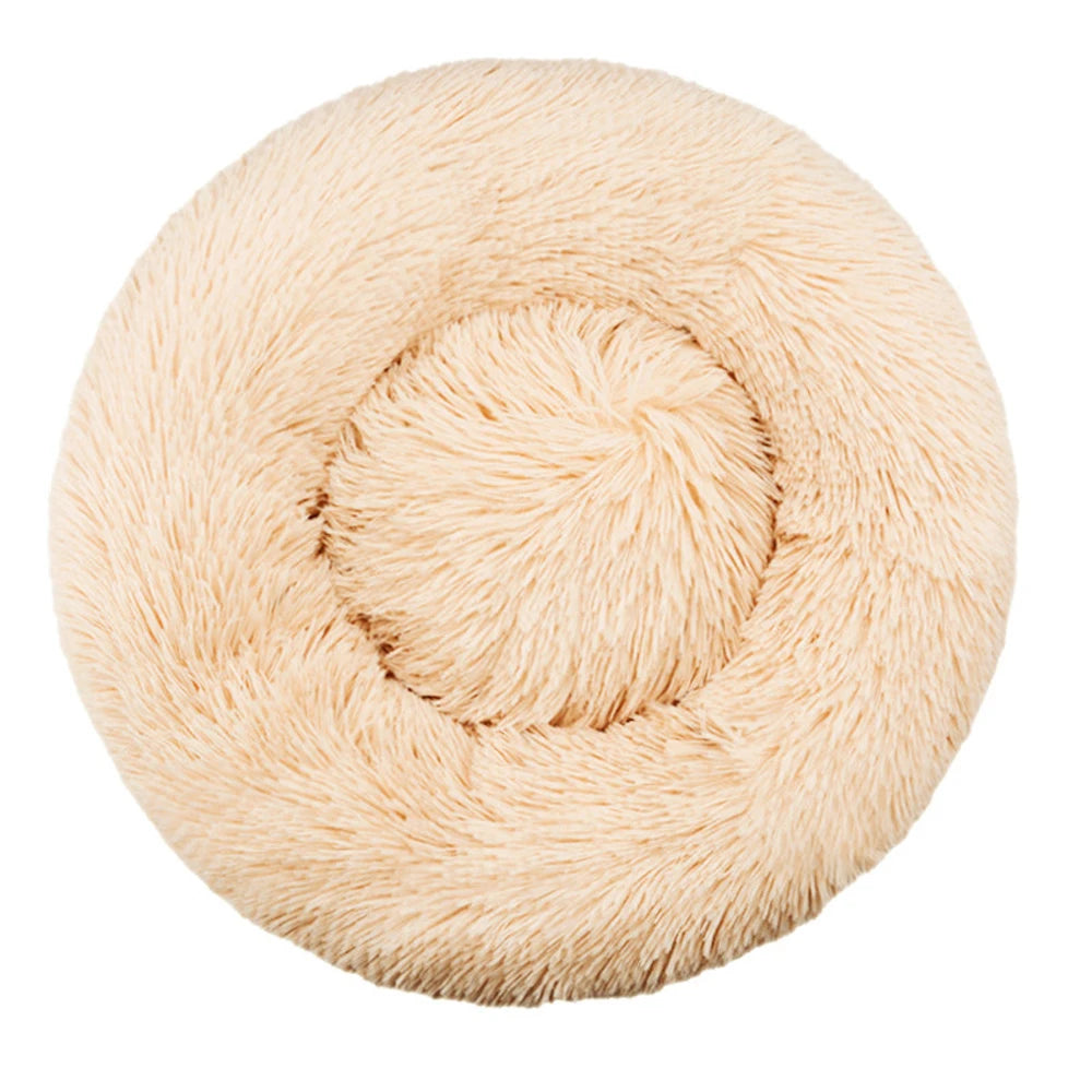 Calming Nesting Bed | Deep-Dish Plush, Orthopedic Bolstered Rim, Non-Slip Base