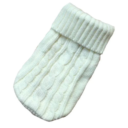 Cable Knit Dog Sweater | Classic Turtleneck, Soft Stretch Fit, 11 Colours, XS to 3XL