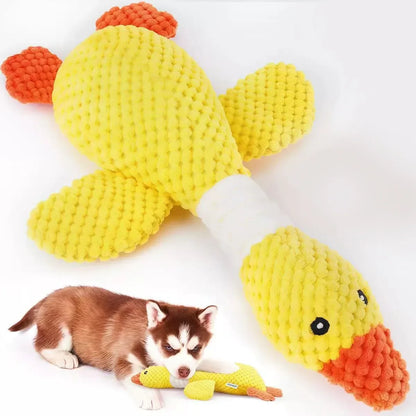 Tough-Bite Plush Goose | Double-Layered Bite-Resistant Fabric, Built to Play & Snuggle