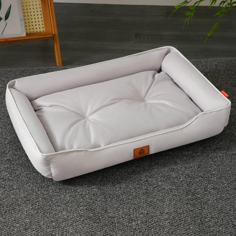 Waterproof Bolster Dog Bed | 600D Oxford Shell, PP Cotton Fill