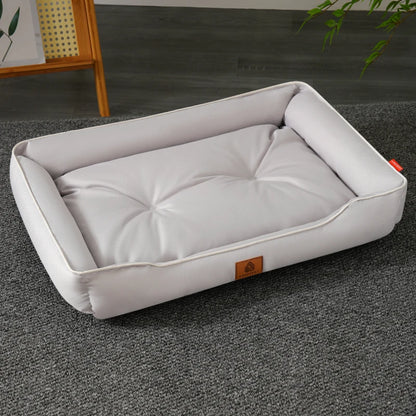 Waterproof Bolster Dog Bed | 600D Oxford Shell, PP Cotton Fill