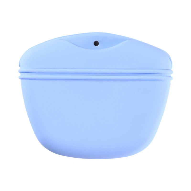Silicone Treat Pouch | Magnetic Snap Closure, Belt Clip,