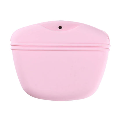 Silicone Treat Pouch | Magnetic Snap Closure, Belt Clip,