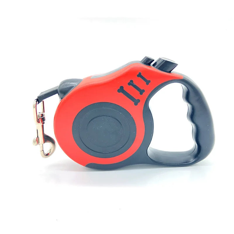 Smooth-Retract Lead for Small Dogs & Cats | One-Touch Lock, High-Density Nylon