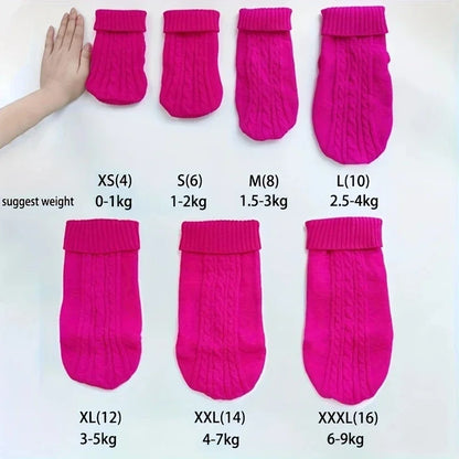 Cable Knit Dog Sweater | Classic Turtleneck, Soft Stretch Fit, 11 Colours, XS to 3XL