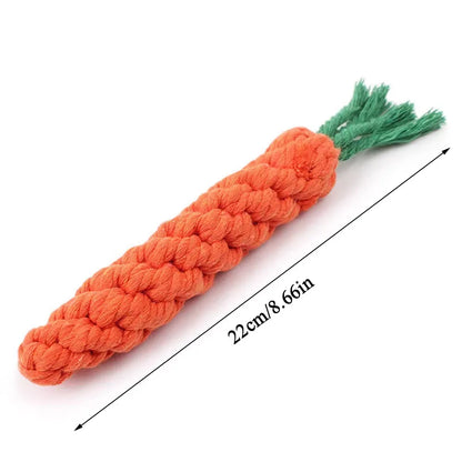 Hand-Woven Cotton Dental Chew | Natural Plaque Removal, Gum Massage, Fresh Breath