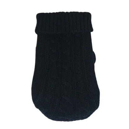 Cable Knit Dog Sweater | Classic Turtleneck, Soft Stretch Fit, 11 Colours, XS to 3XL