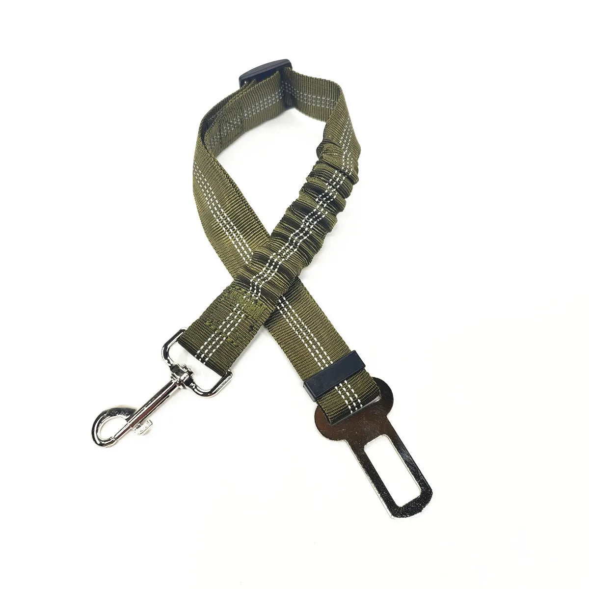 Dog Car Seat Belt | Reflective Nylon, Elastic Shock Absorber