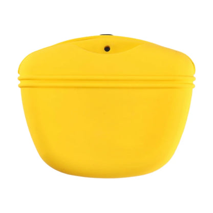 Silicone Treat Pouch | Magnetic Snap Closure, Belt Clip,