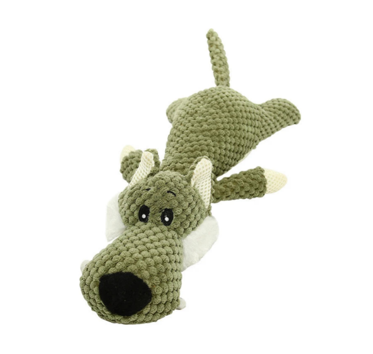 Bite-Resistant Squeaky Plush | Multi-Layer Fabric, Built-In High-Frequency Squeaker