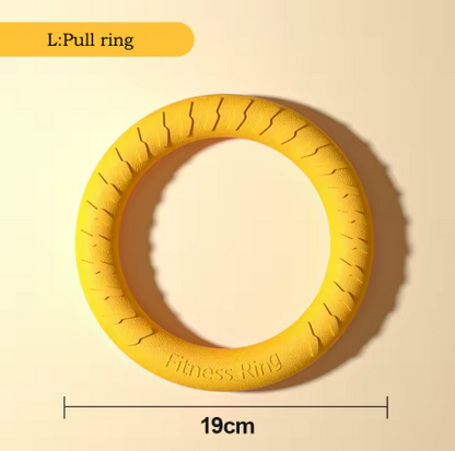 4-Pack EVA Dog Toy Set | Flying Disc, Ball, Tug Ring & Rope, Chew-Proof
