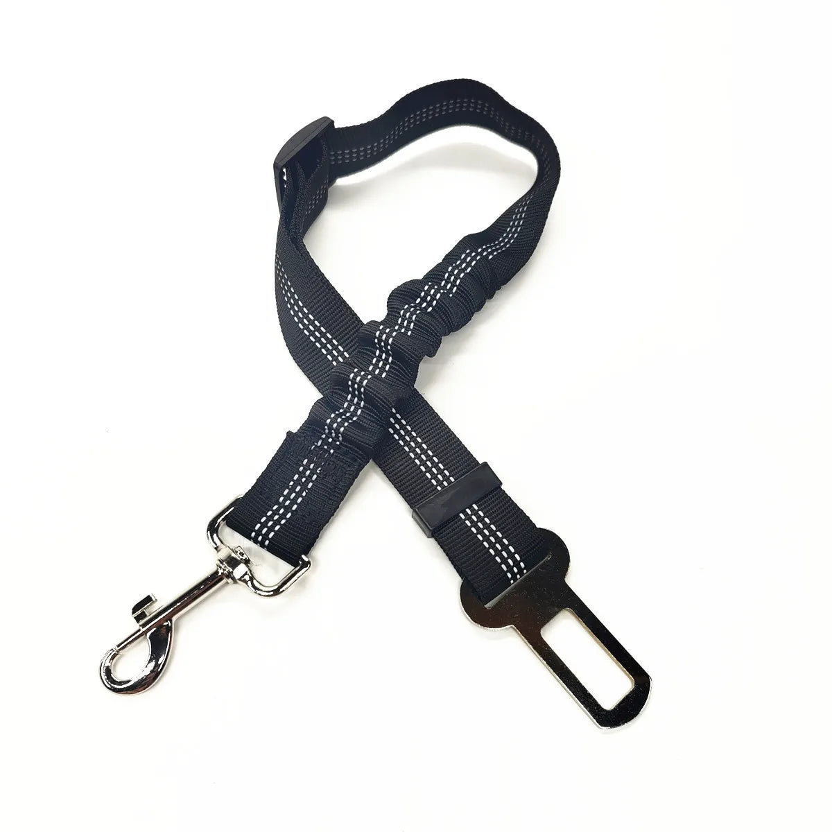 Dog Car Seat Belt | Reflective Nylon, Elastic Shock Absorber