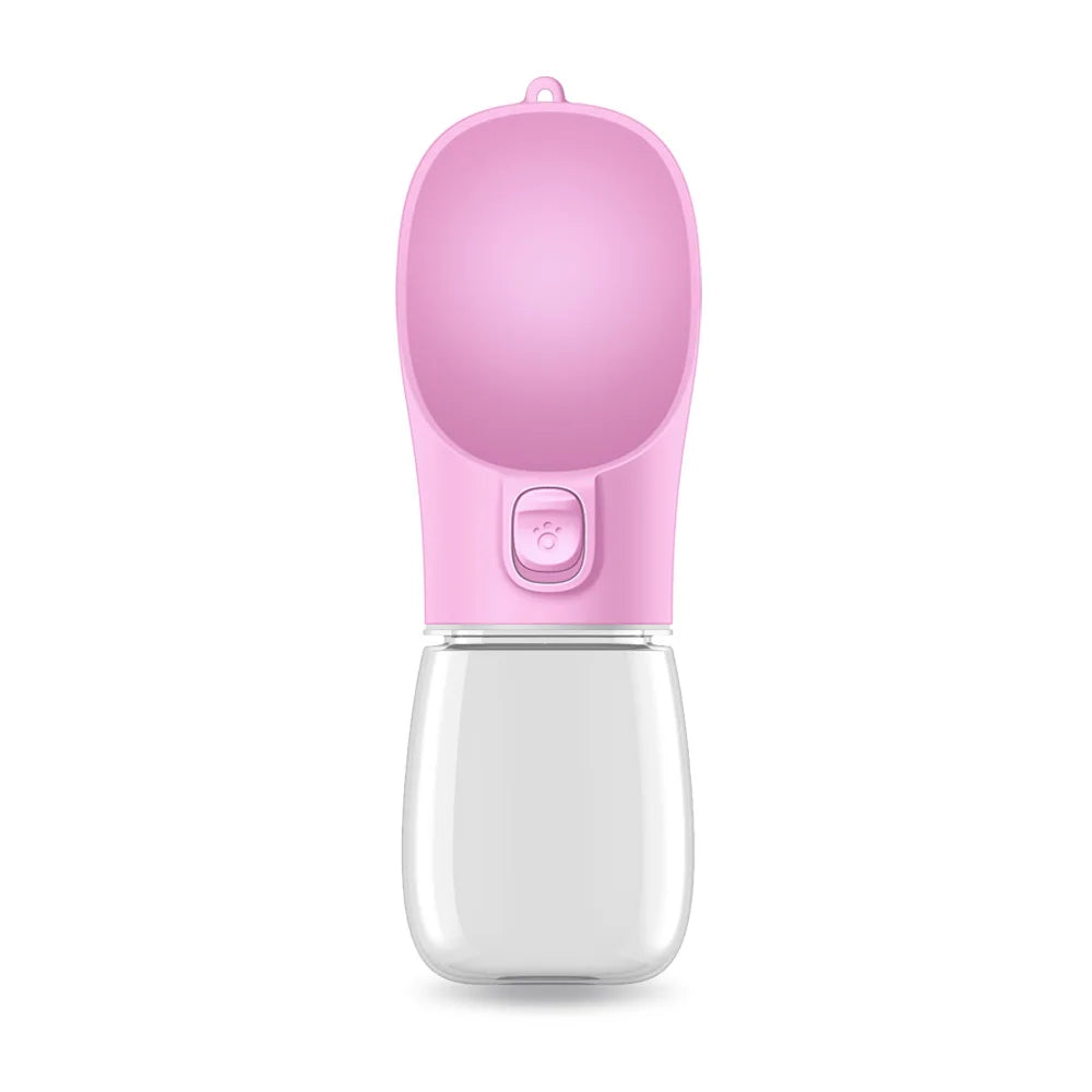 Portable Dog Water Bottle | One-Press Drinking Trough, Leakproof