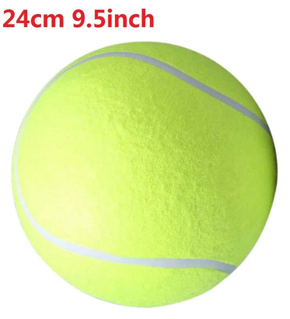 Giant Dog Tennis Ball | Inflatable Rubber Core, Classic Felt Cover, 7in to 9.5in