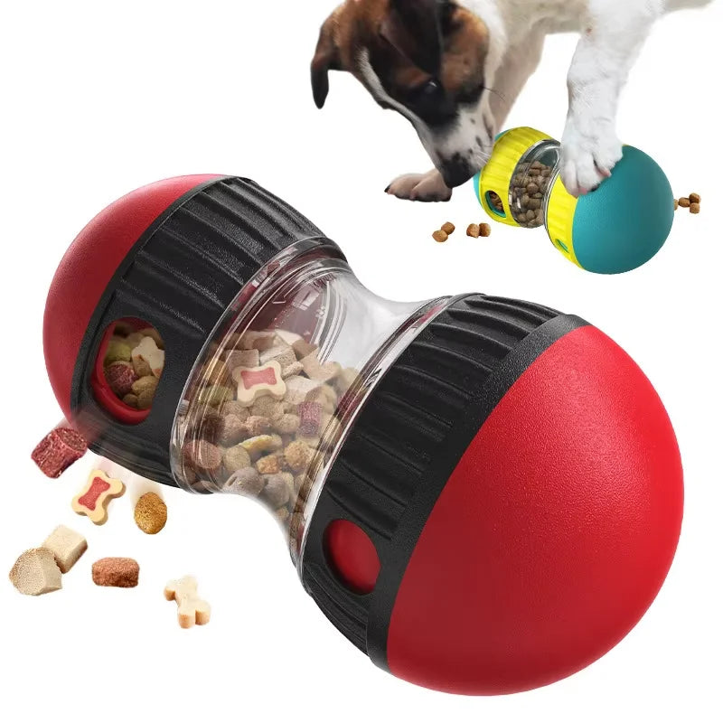 Treat-Dispensing Tumbler Toy | Slow-Feed Puzzle, Elliptical Rolling Track, Durable Build